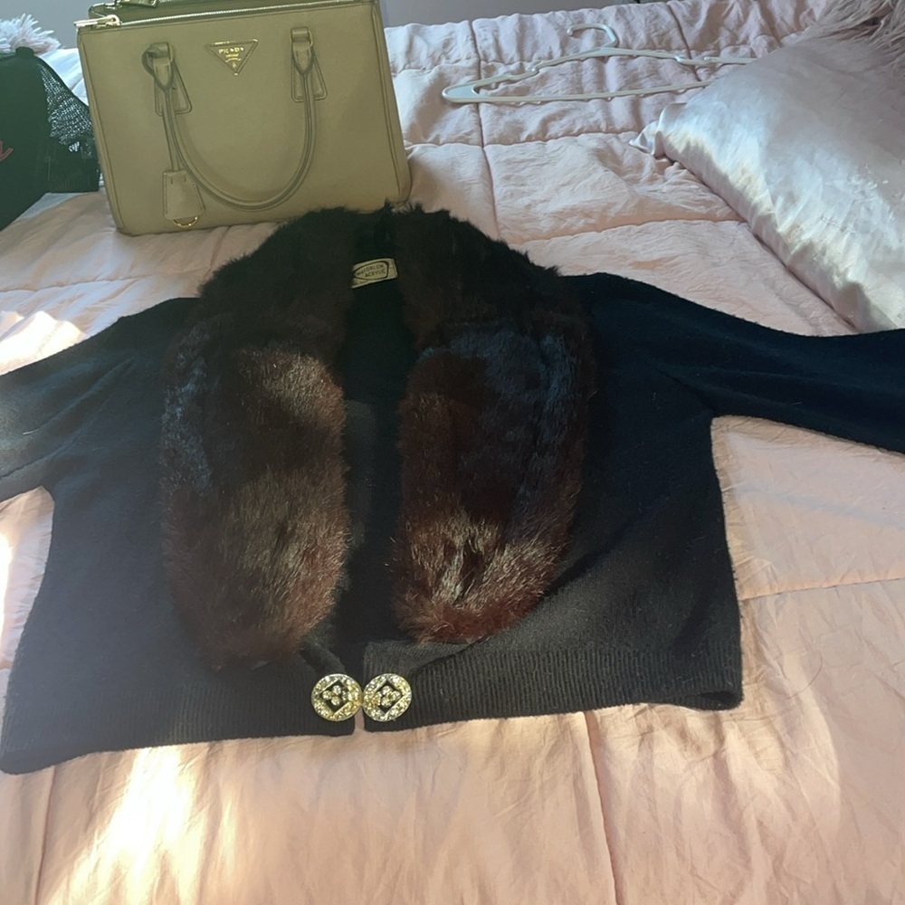Vintage fur sweater - Picture 2 of 7